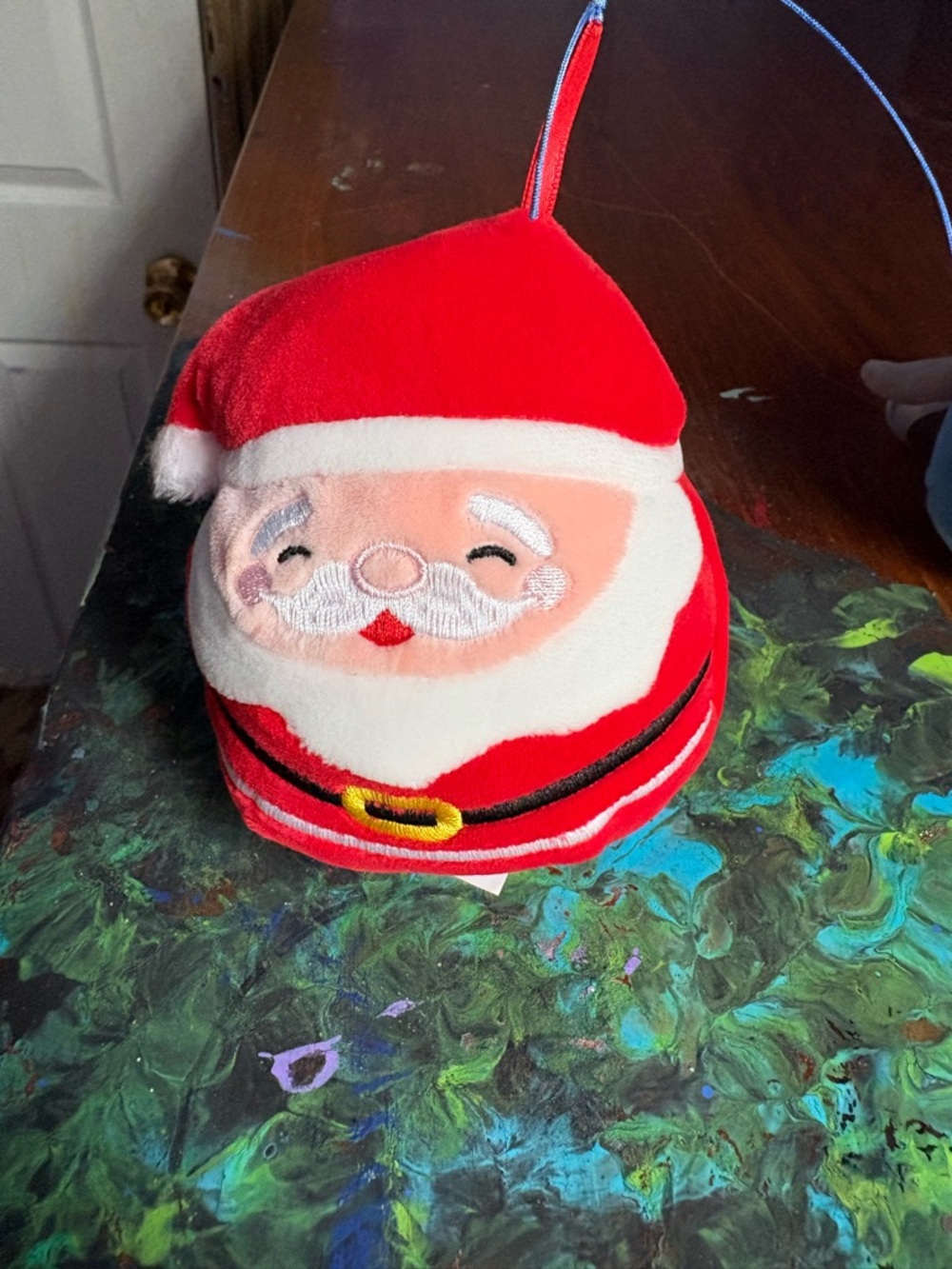 Plush Santa Squishmallow - Red, White